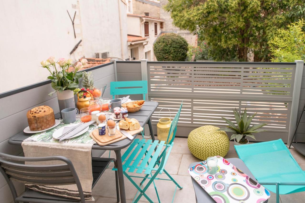 Suite Oisivete Avec Terrasse Vue Sur Patio Et Clim Montpellier Kültér fotó